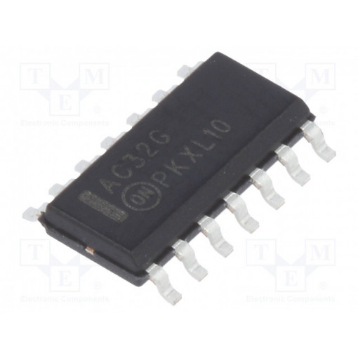 MC74AC32DG; IC: digital; OR; Channels: 4; IN: 2; SMD; SO14; Series: AC; 2÷6VDC; ON SEMICONDUCTOR