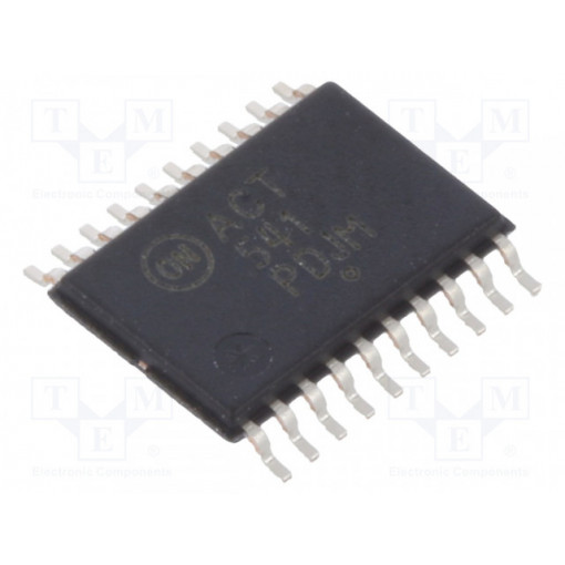 MC74ACT541DTG; IC: digital; 3-state,buffer,line driver; Channels: 8; IN: 1; SMD; ON SEMICONDUCTOR