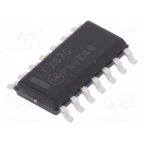 MC74LCX07DG; IC: digital; buffer; Channels: 6; SMD; SO14; Series: LCX; 2.3÷3.6VDC; ON SEMICONDUCTOR