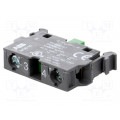1SFA611610R1001; Contact block; 22mm; front fixing; Contacts: NO; ABB