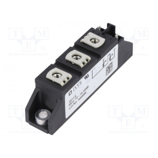 MCC72-14IO8B; Module: thyristor; double series; 1.4kV; 116A; TO240AA; screw; IXYS MCC72-14IO8B; Module: thyristor; double series; 1.4kV; 116A; TO240AA; screw; IXYS