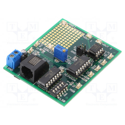 MCP6S2XEV; Dev.kit: Microchip; Comp: MCP6S21,MCP6S26,MCP6S91,PIC16F676; MICROCHIP TECHNOLOGY