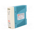 MDR-10-24; Power supply: switched-mode; 10W; 24VDC; 0.42A; 85÷264VAC; 170g; MEAN WELL