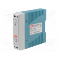 MDR-10-5; Power supply: switched-mode; 10W; 5VDC; 2A; 85÷264VAC; 120÷370VDC; MEAN WELL
