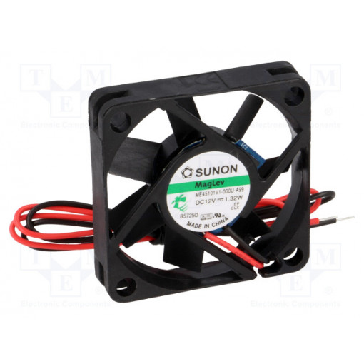 ME45101V1-000U-A99; Fan: DC; axial; 12VDC; 45x45x10mm; 19.9m3/h; 32.5dBA; Vapo; 26AWG; SUNON