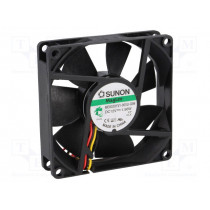 ME80201V1-000U-G99; Fan: DC; axial; 12VDC; 80x80x20mm; 61.16m3/h; 38dBA; Vapo; Len: 300mm; SUNON