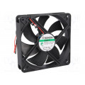 MEC0251V1-000U-A99; Fan: DC; axial; 12VDC; 120x120x25mm; 183.8m3/h; 44.5dBA; Vapo; 24AWG; SUNON