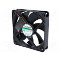MEC0251V2-000U-A99; Fan: DC; axial; 12VDC; 120x120x25mm; 158.1m3/h; 40.5dBA; Vapo; 24AWG; SUNON