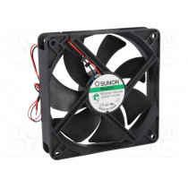 MEC0252V1-000U-A99; Fan: DC; axial; 24VDC; 120x120x25mm; 183.9m3/h; 44.5dBA; Vapo; 24AWG; SUNON