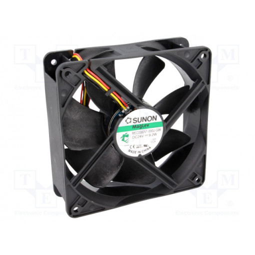 MEC0382V1-000U-G99; Fan: DC; axial; 24VDC; 120x120x38mm; 234.46m3/h; 44.5dBA; Vapo; SUNON