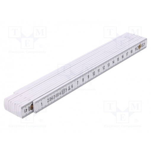 2000; Folding ruler; L: 2m; Colour: white; MEDID