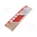 BN1021C UN CZE; Hot melt glue; Ø: 11mm; red; L: 200mm; Bonding: 15÷20s; 5pcs.; MEGATEC