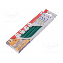 BN1021C UN ZIE; Hot melt glue; Ø: 11mm; green; L: 200mm; Bonding: 15÷20s; 5pcs.; MEGATEC