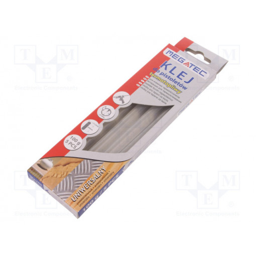 BN1051 UNIWERS; Hot melt glue; Ø: 11mm; transparent; L: 200mm; Bonding: 15÷20s; MEGATEC