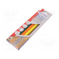 BNKOLOR; Hot melt glue; Ø: 11mm; mix colors; L: 200mm; Bonding: 15÷20s; 5pcs.; MEGATEC