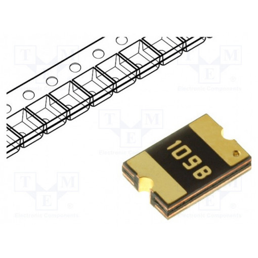 MF-MSMF010-2; Fuse: PTC polymer; 100mA; Imax: 40A; PCB,SMT; Case: 1812; MF-SM; BOURNS