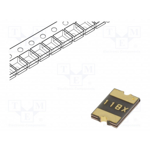 MF-MSMF110-2; Fuse: PTC polymer; 1.1A; Imax: 100A; PCB,SMT; Case: 1812; MF-SM; BOURNS