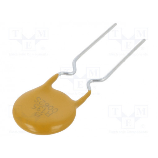 MF-R135; Fuse: PTC polymer; 1.35A; Imax: 40A; PCB,THT; Package: bulk; MF-R; BOURNS