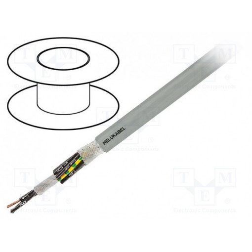 22518; Wire: control cable; MULTIFLEX 512®-PUR; 18G0,75mm2; PUR; grey; HELUKABEL