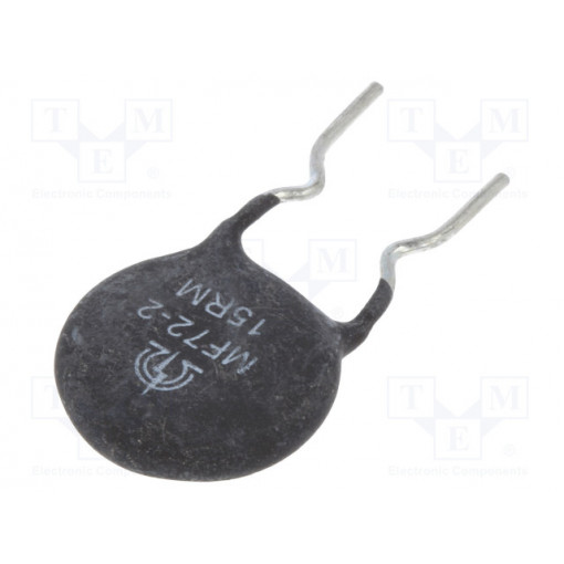 MF72-2-15RM; NTC thermistor; THT; 15Ω; 15mm; 2700K; ±20%; SR PASSIVES MF72-2-15RM; NTC thermistor; THT; 15Ω; 15mm; 2700K; ±20%; SR PASSIVES