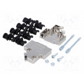 MHD45PK15-K; Enclosure: for D-Sub connectors; D-Sub 15pin,D-Sub HD 26pin; MH CONNECTORS MHD45PK15-K; Enclosure: for D-Sub connectors; D-Sub 15pin,D-Sub HD 26pin; MH CONNECTORS