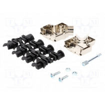 MHD45PK9-K; Enclosure: for D-Sub connectors; D-Sub 9pin,D-Sub HD 15pin; MH CONNECTORS