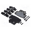 MHD45ZK25-BK-K; Enclosure: for D-Sub connectors; D-Sub 25pin,D-Sub HD 44pin; MH CONNECTORS MHD45ZK25-BK-K; Enclosure: for D-Sub connectors; D-Sub 25pin,D-Sub HD 44pin; MH CONNECTORS