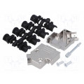 MHD45ZK9-K; Enclosure: for D-Sub connectors; D-Sub 9pin,D-Sub HD 15pin; MH CONNECTORS MHD45ZK9-K; Enclosure: for D-Sub connectors; D-Sub 9pin,D-Sub HD 15pin; MH CONNECTORS