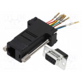 MHDA9-SMJ8-K-RC; Transition: adapter; RJ45 socket,D-Sub 9pin female; MH CONNECTORS
