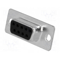 MHDB9SS; D-Sub; PIN: 9; plug; female; for cable; soldering; MH CONNECTORS MHDB9SS; D-Sub; PIN: 9; plug; female; for cable; soldering; MH CONNECTORS