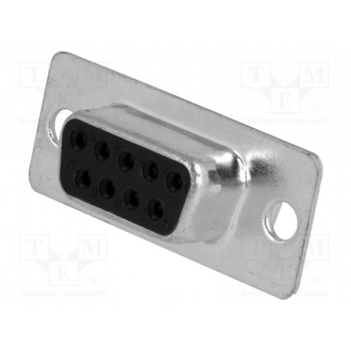 MHDB9SS; D-Sub; PIN: 9; plug; female; for cable; soldering; MH CONNECTORS MHDB9SS; D-Sub; PIN: 9; plug; female; for cable; soldering; MH CONNECTORS
