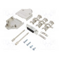 L17MHDM15+L77SDA15S; D-Sub; PIN: 15; female; straight; soldering; for cable; gold flash; AMPHENOL L17MHDM15+L77SDA15S; D-Sub; PIN: 15; female; straight; soldering; for cable; gold flash; AMPHENOL