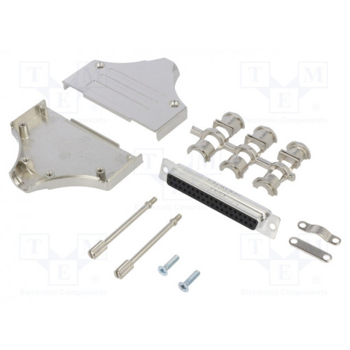 L17MHDM37+L77SDC37S; D-Sub; PIN: 37; female; straight; soldering; for cable; gold flash; AMPHENOL