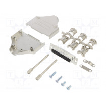 L17MHDM25+L77HDB44S; D-Sub HD; PIN: 44; female; straight; soldering; for cable; UNC4-40; AMPHENOL