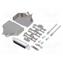 MHDM25-DB25S-K; D-Sub; PIN: 25; plug; female; straight; soldering; for cable; MH CONNECTORS