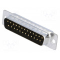 MHDM25SP; D-Sub; PIN: 25; plug; male; for cable; soldering; MH CONNECTORS MHDM25SP; D-Sub; PIN: 25; plug; male; for cable; soldering; MH CONNECTORS