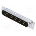 MHDM37SP; D-Sub; PIN: 37; plug; male; for cable; soldering; MH CONNECTORS MHDM37SP; D-Sub; PIN: 37; plug; male; for cable; soldering; MH CONNECTORS