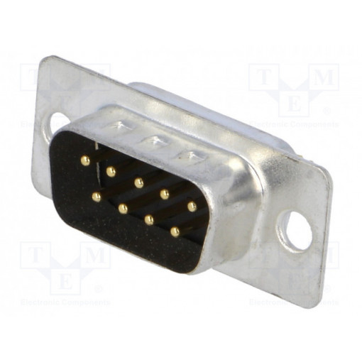 MHDM9SP; D-Sub; PIN: 9; plug; male; for cable; soldering; MH CONNECTORS