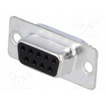 MHDM9SS; D-Sub; PIN: 9; plug; female; for cable; soldering; MH CONNECTORS