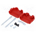 MHDPPK15-R-K; Enclosure: for D-Sub connectors; D-Sub 15pin,D-Sub HD 26pin; MH CONNECTORS MHDPPK15-R-K; Enclosure: for D-Sub connectors; D-Sub 15pin,D-Sub HD 26pin; MH CONNECTORS