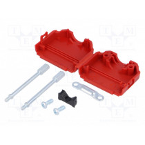 MHDPPK15-R-K; Enclosure: for D-Sub connectors; D-Sub 15pin,D-Sub HD 26pin; MH CONNECTORS