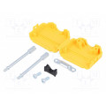 MHDPPK15-Y-K; Enclosure: for D-Sub connectors; D-Sub 15pin,D-Sub HD 26pin; MH CONNECTORS MHDPPK15-Y-K; Enclosure: for D-Sub connectors; D-Sub 15pin,D-Sub HD 26pin; MH CONNECTORS