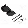 MHDPPK9-K; Enclosure: for D-Sub connectors; D-Sub 9pin,D-Sub HD 15pin; MH CONNECTORS MHDPPK9-K; Enclosure: for D-Sub connectors; D-Sub 9pin,D-Sub HD 15pin; MH CONNECTORS