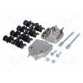 MHDTPK9-K; Enclosure: for D-Sub connectors; D-Sub 9pin,D-Sub HD 15pin; MH CONNECTORS MHDTPK9-K; Enclosure: for D-Sub connectors; D-Sub 9pin,D-Sub HD 15pin; MH CONNECTORS