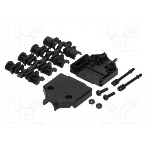 MHDTPPK15-K; Enclosure: for D-Sub connectors; straight; shielded; UNC4-40; MH CONNECTORS