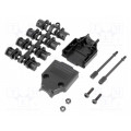 MHDTPPK9-K; Enclosure: for D-Sub connectors; straight; shielded; UNC4-40; MH CONNECTORS MHDTPPK9-K; Enclosure: for D-Sub connectors; straight; shielded; UNC4-40; MH CONNECTORS