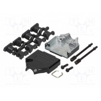 MHDTZK15-BK-K; Enclosure: for D-Sub connectors; D-Sub 15pin,D-Sub HD 26pin; MH CONNECTORS