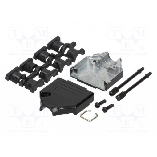 MHDTZK15-BK-K; Enclosure: for D-Sub connectors; D-Sub 15pin,D-Sub HD 26pin; MH CONNECTORS