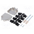 MHDTZK15-RA-PC-K; Enclosure: for D-Sub connectors; D-Sub 15pin,D-Sub HD 26pin; MH CONNECTORS MHDTZK15-RA-PC-K; Enclosure: for D-Sub connectors; D-Sub 15pin,D-Sub HD 26pin; MH CONNECTORS