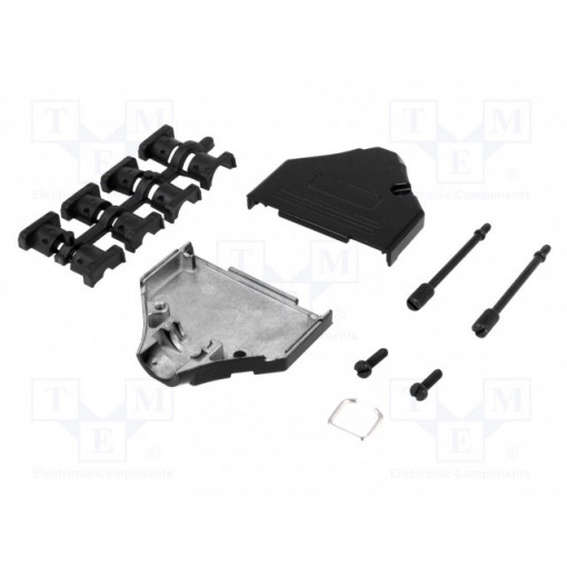 MHDTZK25-BK-K; Enclosure: for D-Sub connectors; D-Sub 25pin,D-Sub HD 44pin; MH CONNECTORS